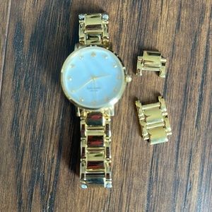 Kate Spade love colorfully gold watch